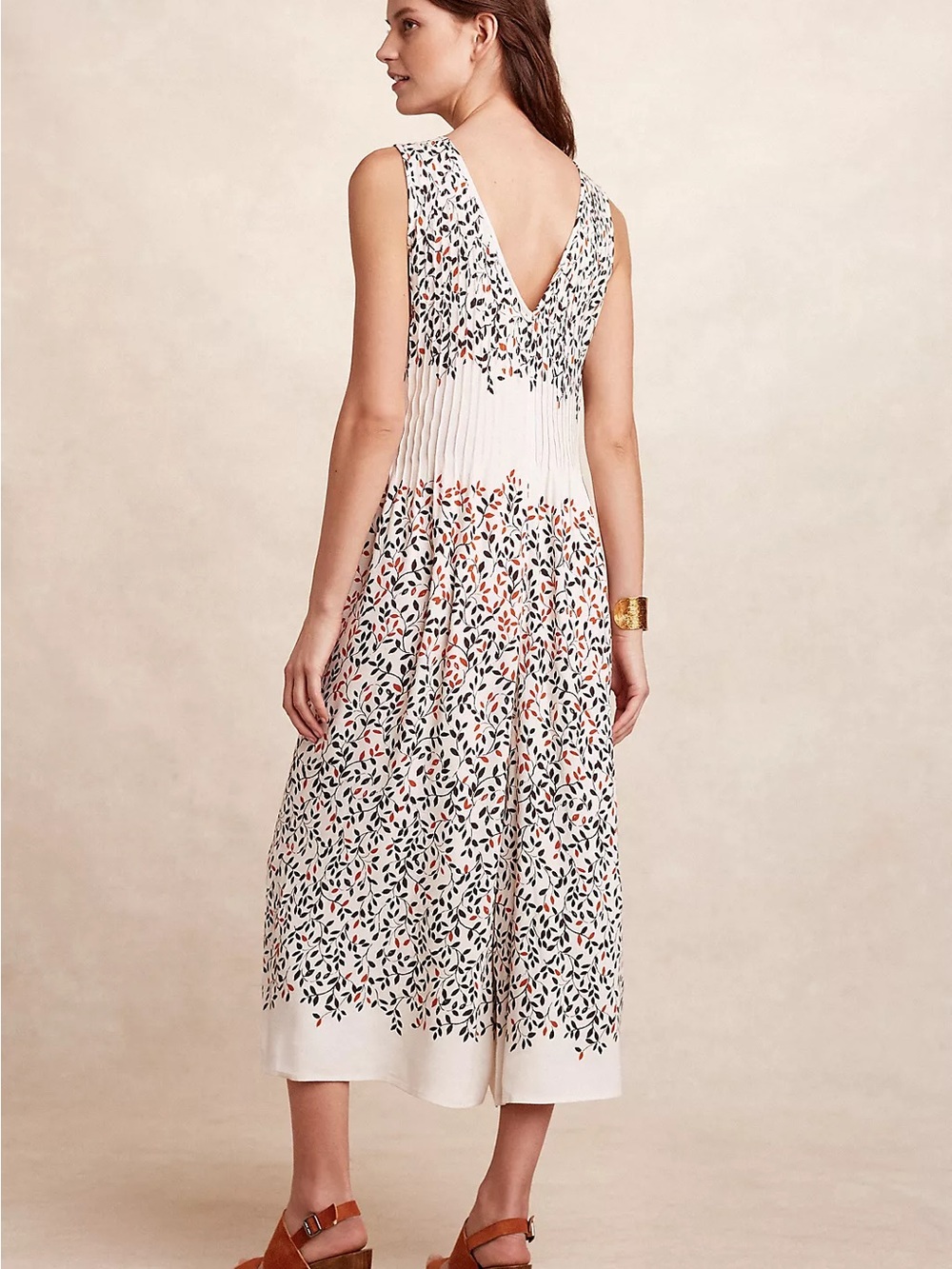 Anthropologie Kora Floral Wide-Leg Jumpsuit Small - Picture 3 of 7